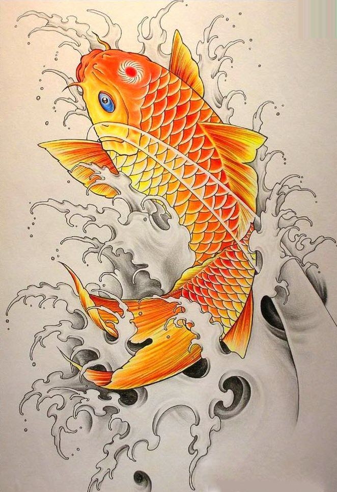 Hình ảnh cá chép hóa rồng