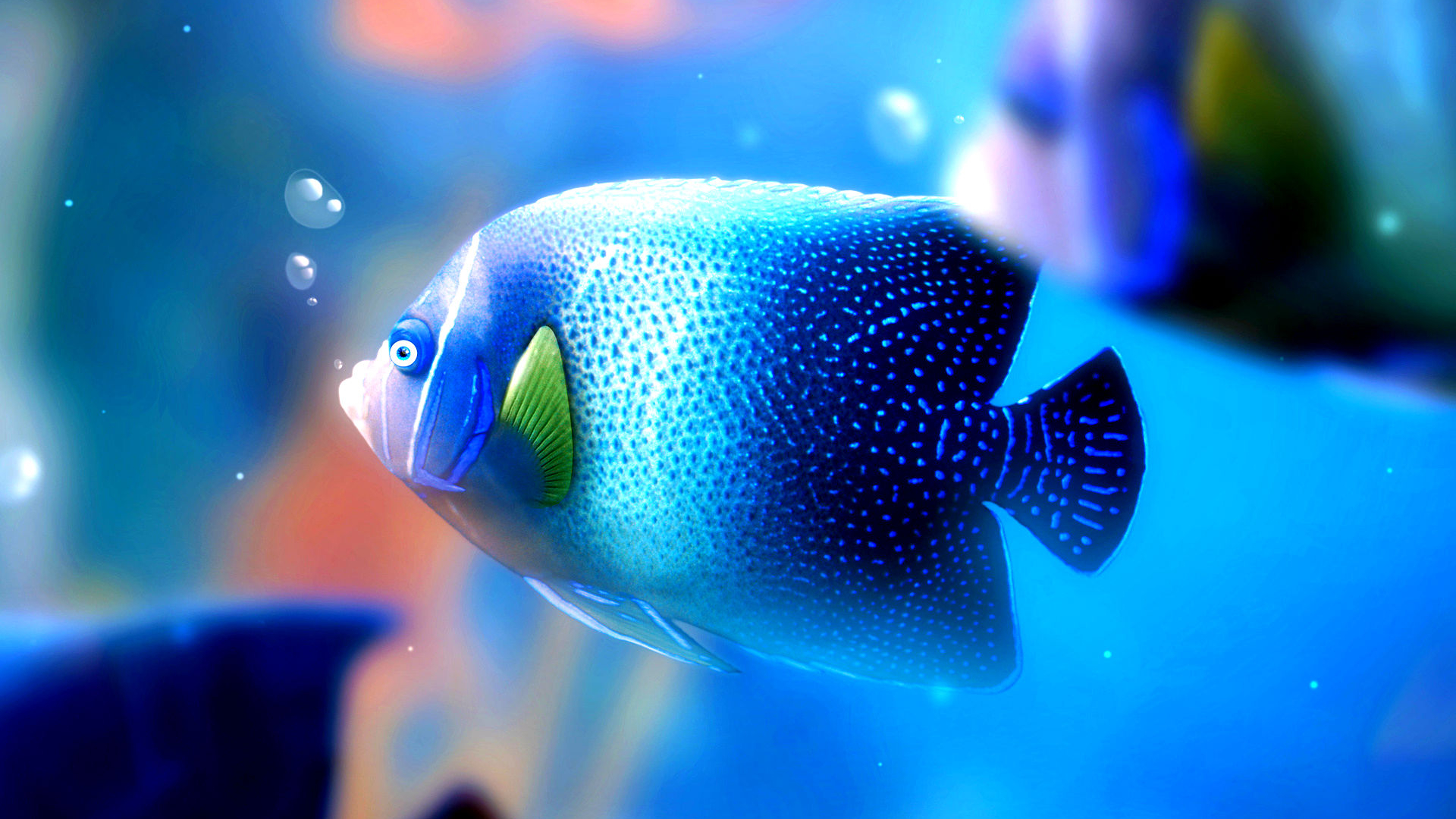 Hình nền cá 3D chất lượng Full HD